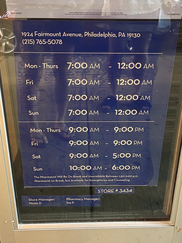 RITE AID Updated September 2024 34 Reviews 1924 Fairmount Ave
