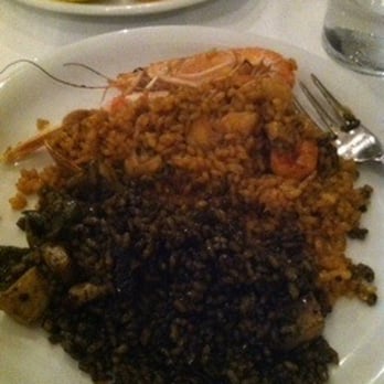 Barceloneta - Overly salty paella and black ink cuttlefish to mask the lack of flavor. I did not even finish my meal that's how bad it was. - Mediterranean Near Me - Barcelona, B