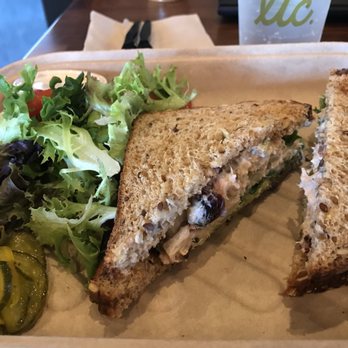 La Tour Cafe - Tuna Avocado sandwich - bread is organic! Yum! - Cafes Near Me - Honolulu, Hawaii