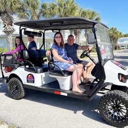 Electric Beach Golf Cart Rentals