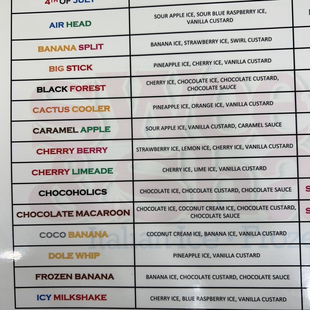Sweet and Shavery - Parfait menu - Desserts Near Me - Davis, California Sweet and Shavery - Parfait menu - Desserts Near Me - Davis, California