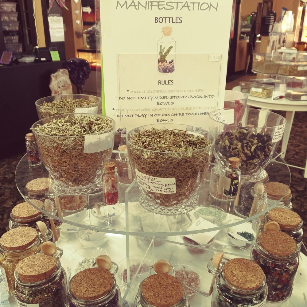 We Rock Rocks - Make your own spell jar! Herbs & crystal chips - Jewelry Near Me - Tampa, Florida