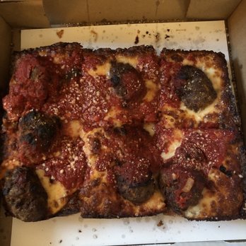 Square One Pizzeria - Mama's Meatball Pizza - Pizza Near Me - Mount Clemens, Michigan Square One Pizzeria - Mama's Meatball Pizza - Pizza Near Me - Mount Clemens, Michigan