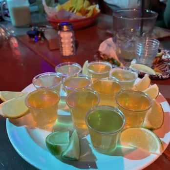 El Chingon Tex-Mex Mexican Restaurant - Green tea shots - Tex-Mex Near Me - Union, New Jersey