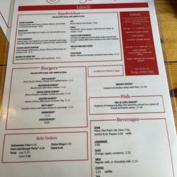 Lunch menu as of 7/12/24 @ Mom & Pop's Diner. Lunch menu as of 7/12/24 @ Mom & Pop's Diner.