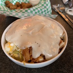 Chicken bowl with white gravy Chicken bowl with white gravy