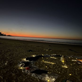 Beach Fire Guy - Bonfire at sunset - Beaches Near Me - San Diego, California