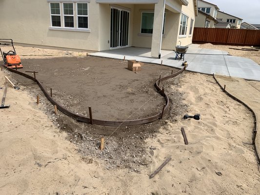Artificial Turf / Putting Green - This was a putting green project we did for a home owner. If you love golf, this is a great way to practice while practicing social distancing.
