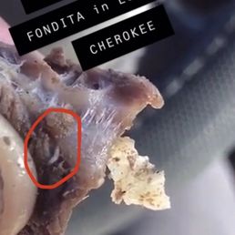 A maggot in the carne asada!!