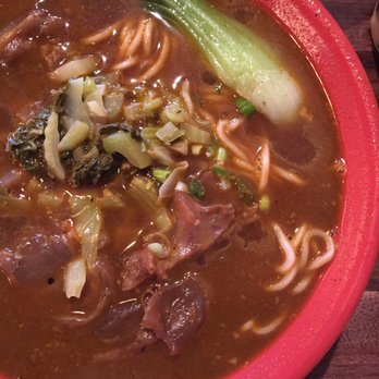 Taipei Cafe - Spicy beef tendon noodle soup - Taiwanese Near Me - Chicago, Illinois