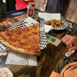 That's a big slice!! That's a big slice!!