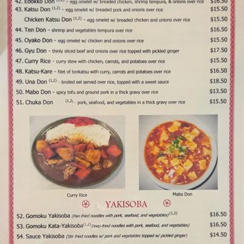 Edokko II - Menu April 2026 - Japanese Near Me - Sacramento, California