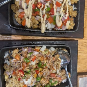 Kuya J - Two kinds of sisig. - Filipino Near Me - Malay, AKL