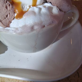 Panera Bread - Signature hot chocolate with chocolate chip marshmallows- only $3 - Salad Near Me - Albuquerque, New Mexico