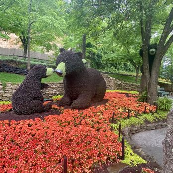 Dollywood - Beautiful topiaries throughout the park - Amusement Parks Near Me - Pigeon Forge, Tennessee
