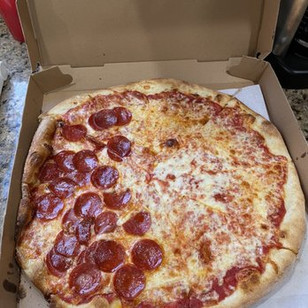 Frank's Pizza - a pepperoni pizza in a box - Pizza Near Me - Flanders, New Jersey Frank's Pizza - a pepperoni pizza in a box - Pizza Near Me - Flanders, New Jersey