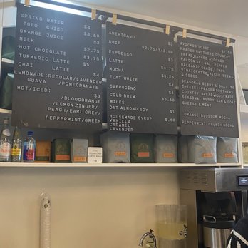 The Goods - Menu for drinks - Donuts Near Me - Carlsbad, California