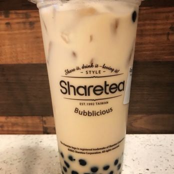 Sharetea - Oolong milk tea with boba - Coffee & Tea Near Me - Fountain Valley, California