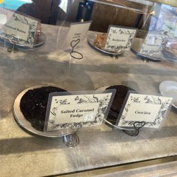 Our favorite chocolate caramel, and double chocolate!!