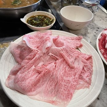 Cal Shabu - Costa Mesa - A-5 Wagyu on fire - Japanese Near Me - Costa Mesa, California