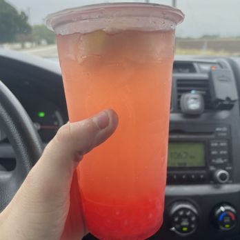 Bean & Boba - Strawberry lemonade with strawberry bursting Boba - Coffee & Tea Near Me - Castroville, Texas Bean & Boba - Strawberry lemonade with strawberry bursting Boba - Coffee & Tea Near Me - Castroville, Texas