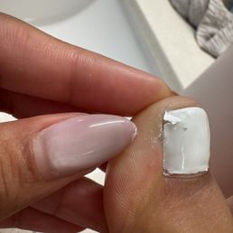 2. when I noticed it was coming off with any little friction. 2. when I noticed it was coming off with any little friction.