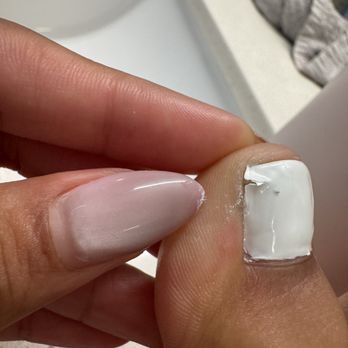 HT Nail Bar - 2. when I noticed it was coming off with any little friction. - Nail Salons Near Me - Tukwila, Washington