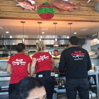 Salt Cracker Fish Camp - Food prep - everything made fresh to order - Seafood Near Me - Clearwater, Florida