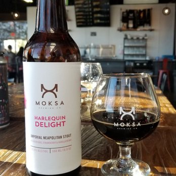 Moksa Brewing - Harlequins Delight Stout - Breweries Near Me - Rocklin, California