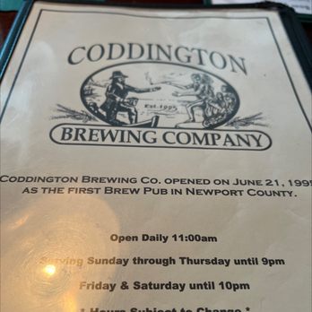 Coddington Brewery - Breweries Near Me - Middletown, Rhode Island
