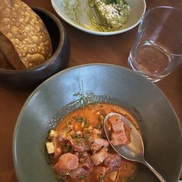 Ceviche and guacamole! Ceviche and guacamole!
