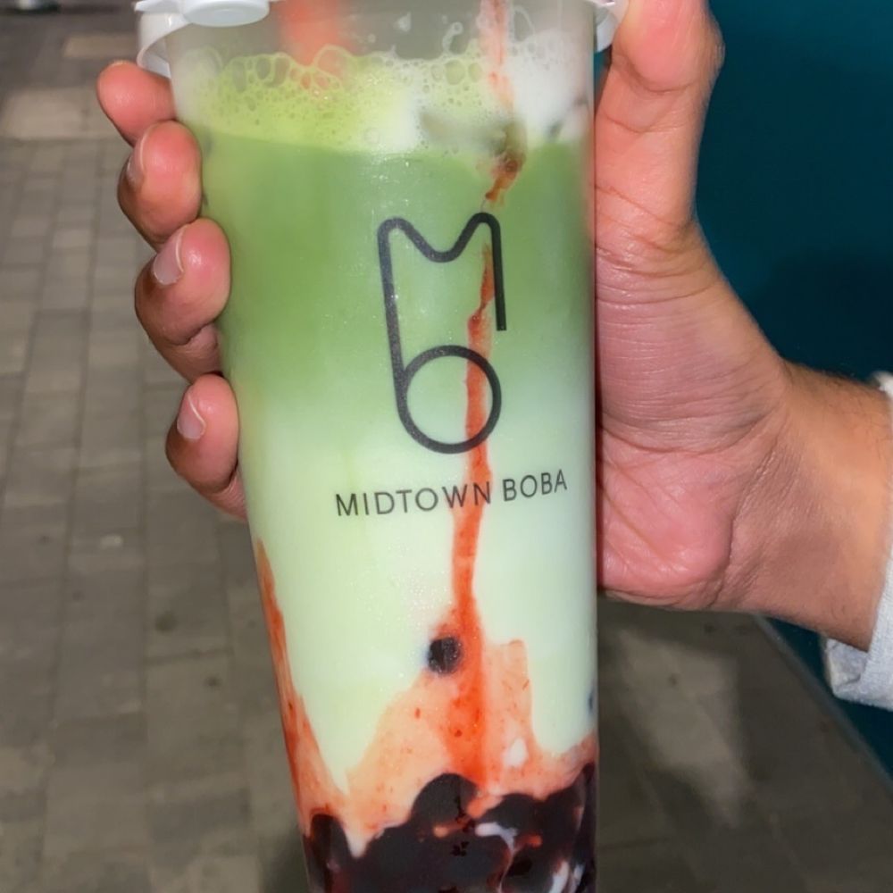 Midtown Boba - Matcha strawberry with boba: 5/5 - Bubble Tea Near Me - Tampa, Florida Midtown Boba - Matcha strawberry with boba: 5/5 - Bubble Tea Near Me - Tampa, Florida