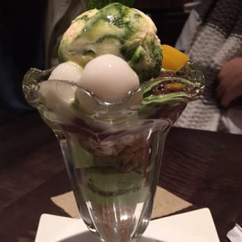 Cha-An - Green tea Parfait - Japanese Near Me - New York, New York Cha-An - Green tea Parfait - Japanese Near Me - New York, New York