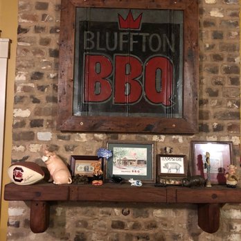 Bluffton BBQ - a picture of a brick fireplace - Barbeque Near Me - Bluffton, South Carolina