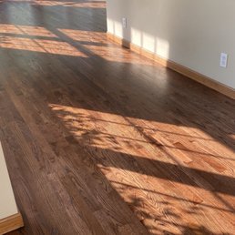 Refinished Hardwood! Great Job Raymond!