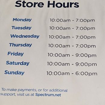 Spectrum - Hours of operation on 5.29.24 - Internet Service Providers Near Me - Kaneohe, Hawaii Spectrum - Hours of operation on 5.29.24 - Internet Service Providers Near Me - Kaneohe, Hawaii
