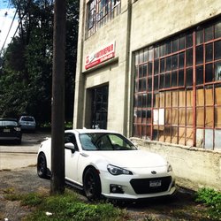 Getting my Subie fixed.