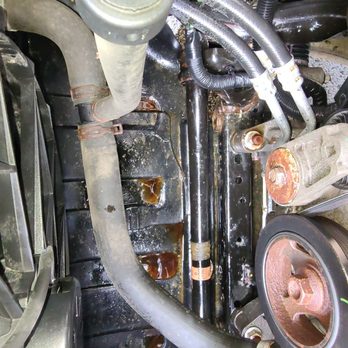 Elkins Fordland - The oil that has sprayed all over !!! - Auto Repair Near Me - Elkins, West Virginia