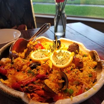 Espana - Seafood Paella - Mediterranean Near Me - McAllen, Texas