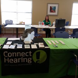 Connect Hearing - Dr. Martha Graves out in the community providing free hearing screenings and hearing health information!