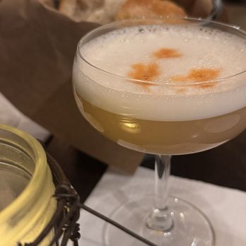 Gibbet Hill Grill - Forgot the name it's the drink with bourbon and egg white. Very strong - New American Near Me - Groton, Massachusetts Gibbet Hill Grill - Forgot the name it's the drink with bourbon and egg white. Very strong - New American Near Me - Groton, Massachusetts