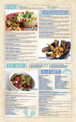 Menu photo 1 Los Agaves Grill Lancaster, KY