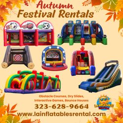 LA Inflatables Rentals - Fall Festivals Inflatable Rentals in L.A. Harvest Events, Church Event Rentals, Corporate Event, School Events Rentals. Bounce House Rentals
