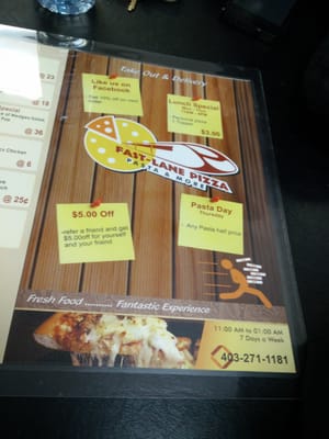 Menu photo 4 FastLane Pizza Calgary, AB Menu photo 4 FastLane Pizza Calgary, AB