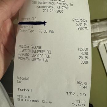 Maggiano's Little Italy - Receipt - Italian Near Me - Hackensack, New Jersey Maggiano's Little Italy - Receipt - Italian Near Me - Hackensack, New Jersey