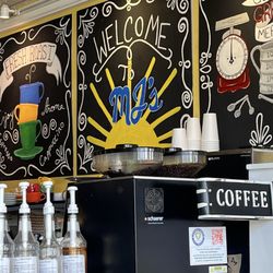 MJ’s on German DeliCafe - MJ s Cafe sign and coffee bar!