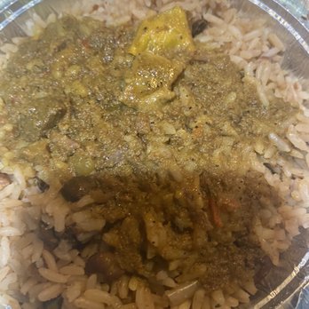 Henrica's Restaurant - Rice and Peas with curry goat gravy - Chinese Near Me - Rosedale, New York Henrica's Restaurant - Rice and Peas with curry goat gravy - Chinese Near Me - Rosedale, New York