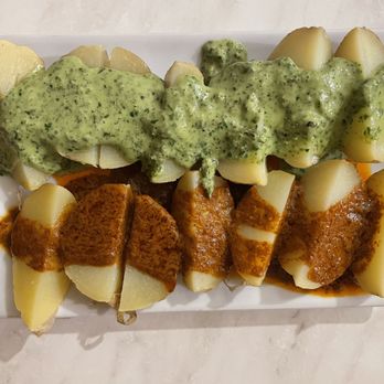 Casa Julio - Papas con mojo picón (3,50€) - Tapas Bars Near Me - Madrid, M Casa Julio - Papas con mojo picón (3,50€) - Tapas Bars Near Me - Madrid, M