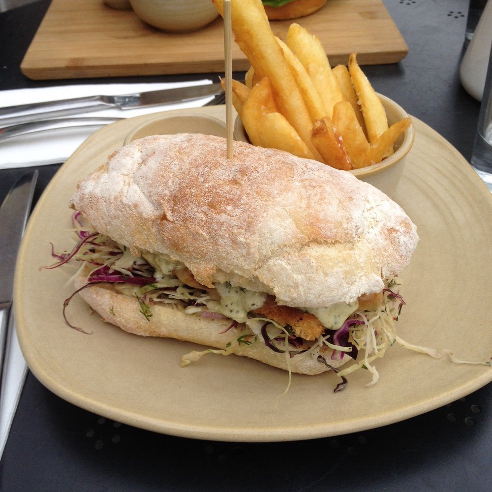 Miss Frank - Chicken schnitzel panini - Restaurants Near Me - Camberwell, VIC