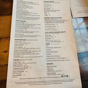 Old City Barbeque - Menu - Barbeque Near Me - Williamsburg, Virginia Old City Barbeque - Menu - Barbeque Near Me - Williamsburg, Virginia